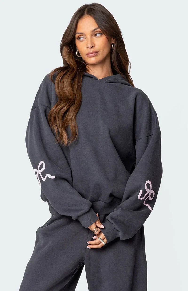 Modeee™ | Soft Glam Schleifen-Trainingsanzug