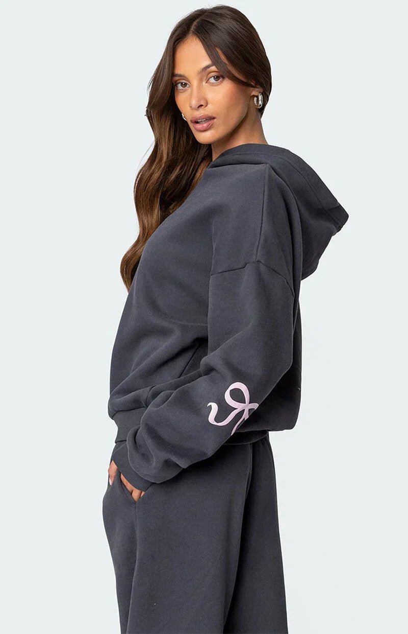 Modeee™ | Soft Glam Schleifen-Trainingsanzug