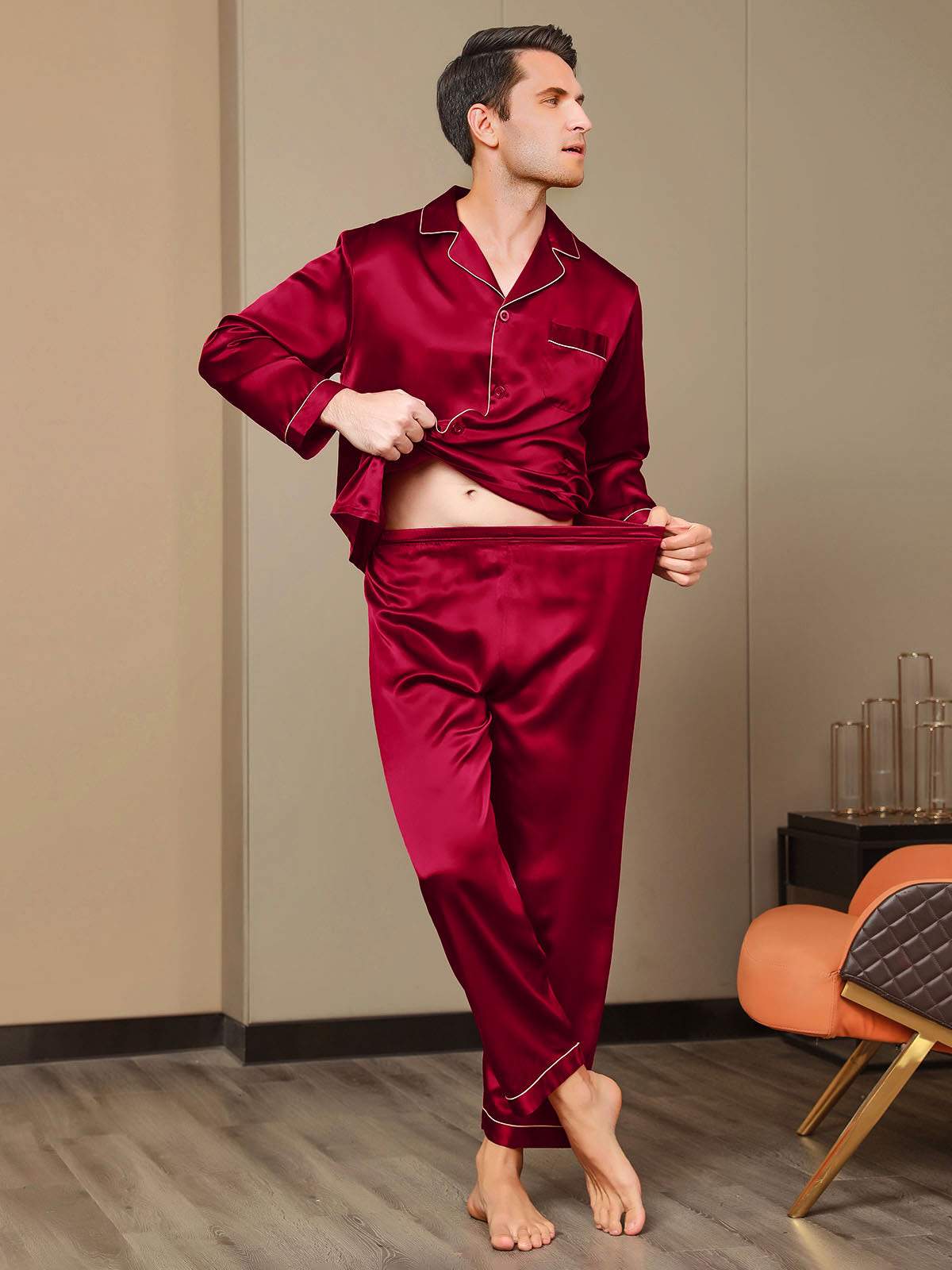 Gentleman's Silk Pyjama-Set