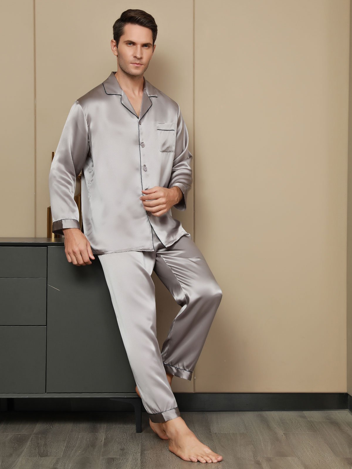 Gentleman's Silk Pyjama-Set