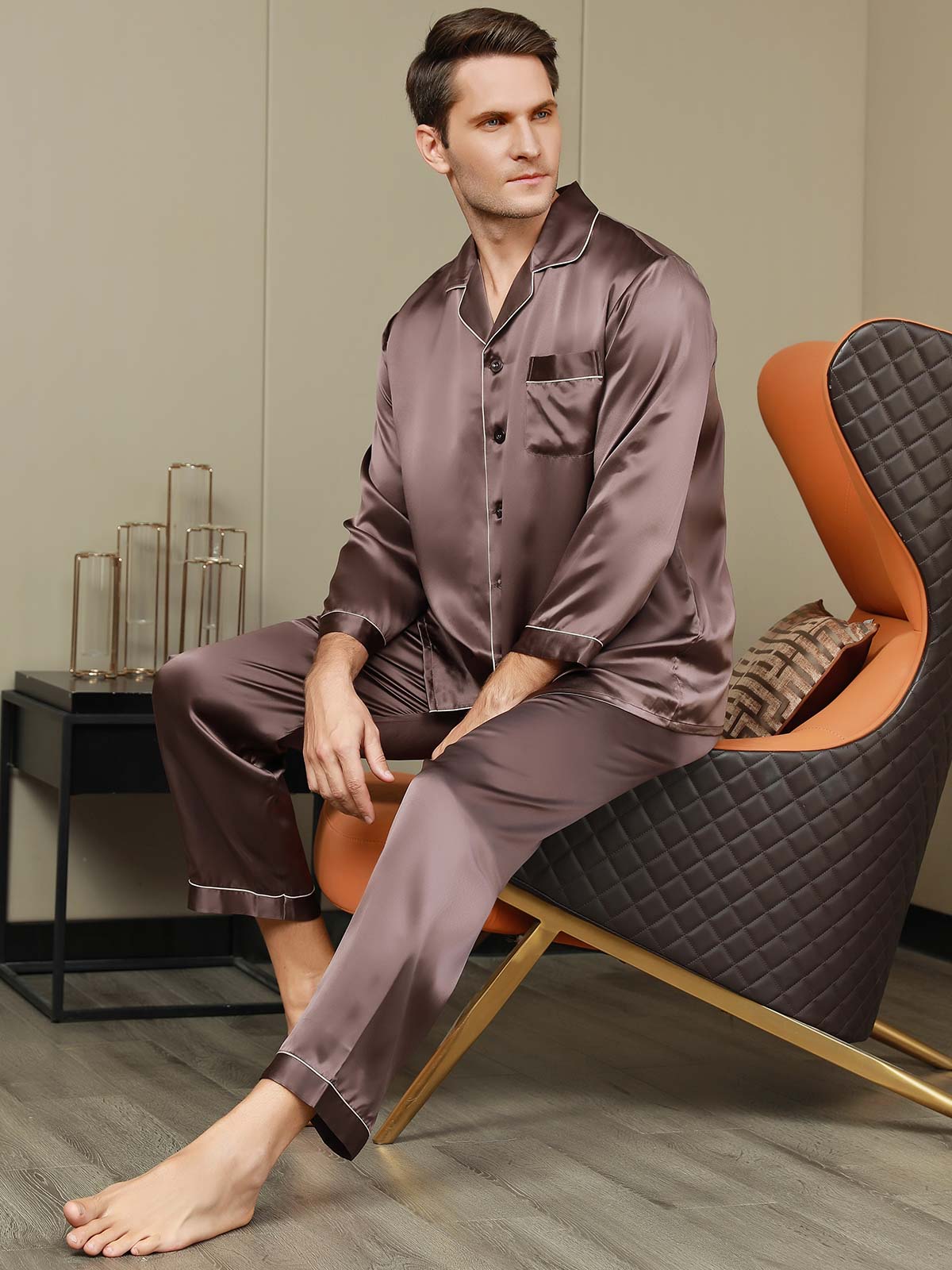 Gentleman's Silk Pyjama-Set