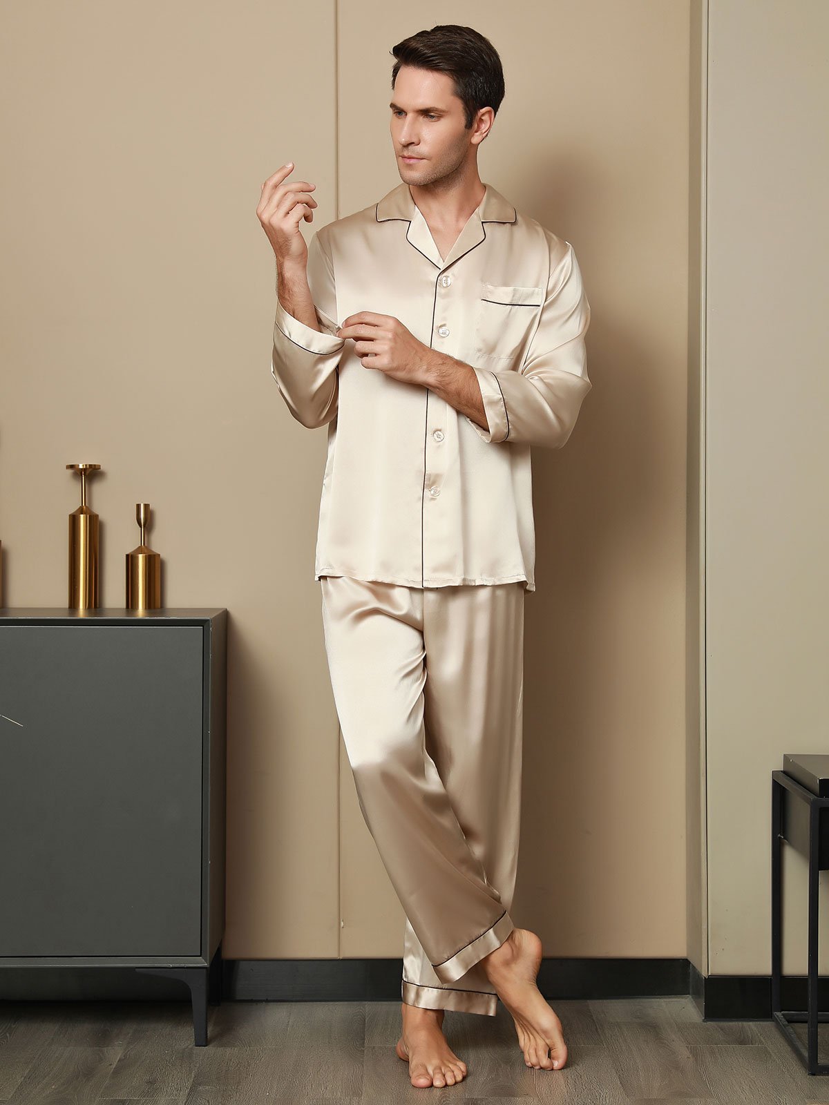 Gentleman's Silk Pyjama-Set