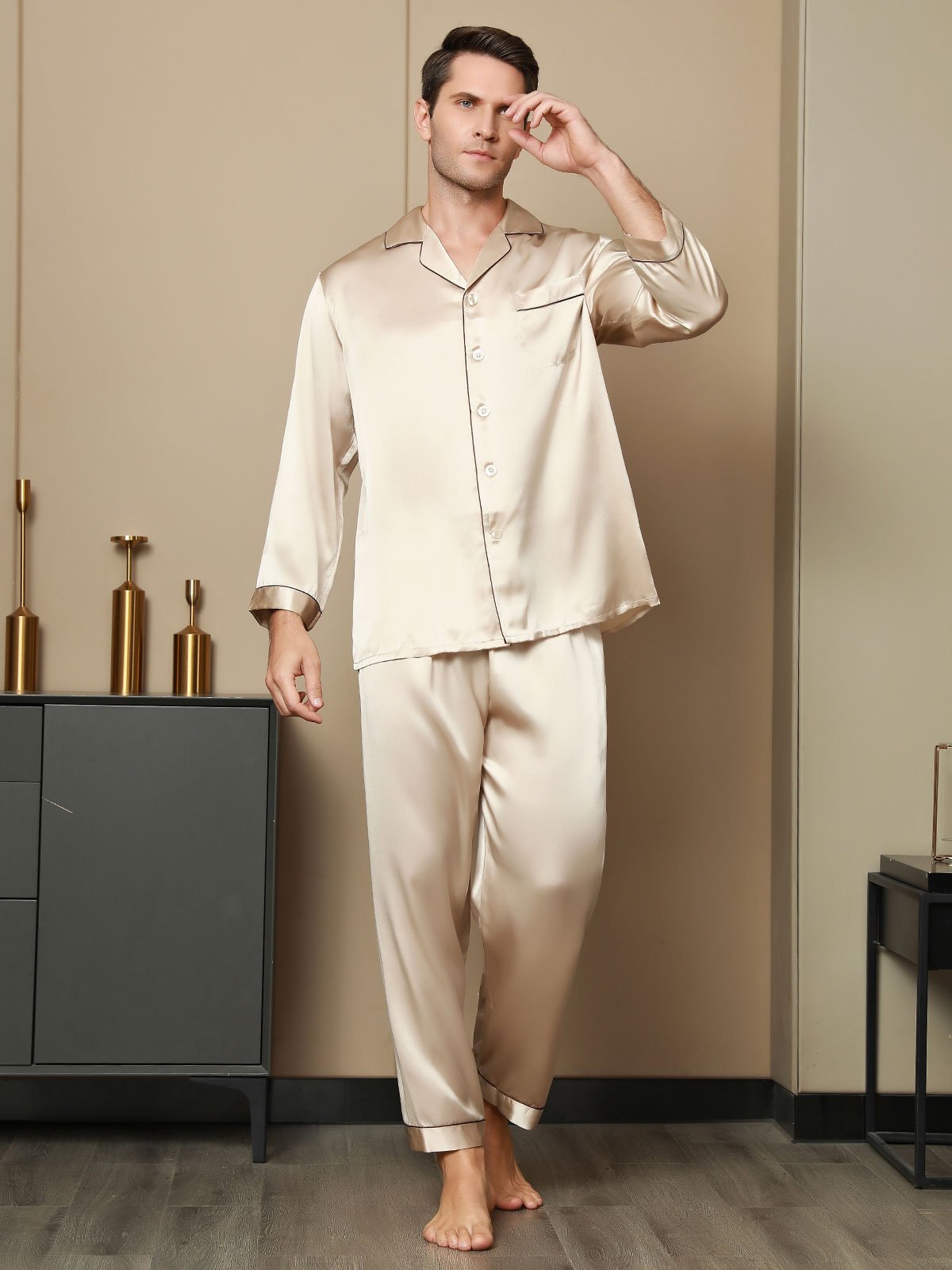 Gentleman's Silk Pyjama-Set