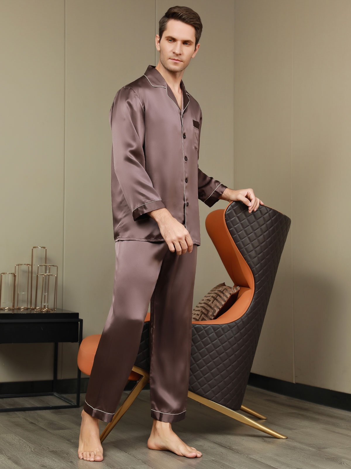 Gentleman's Silk Pyjama-Set