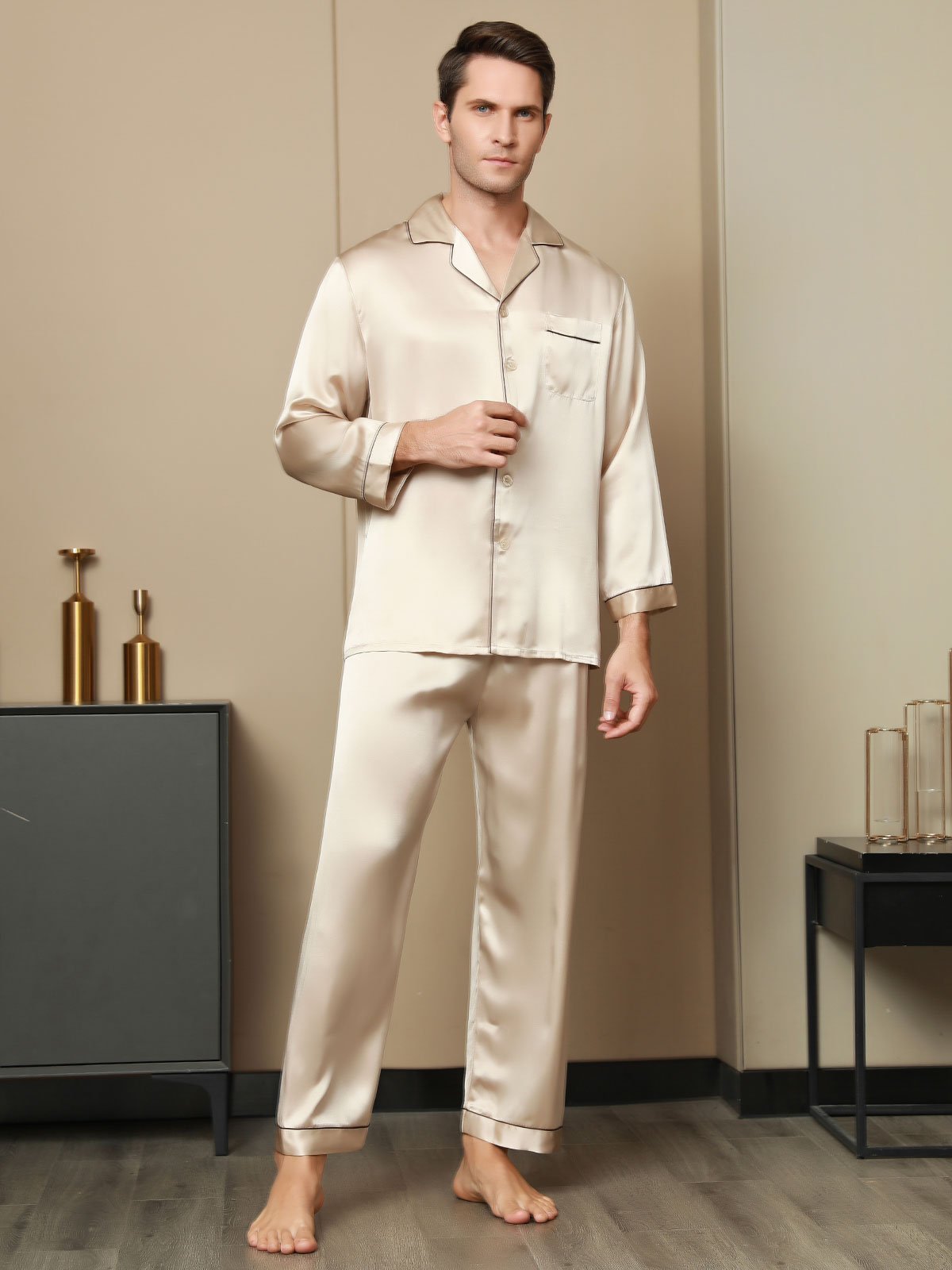 Gentleman's Silk Pyjama-Set