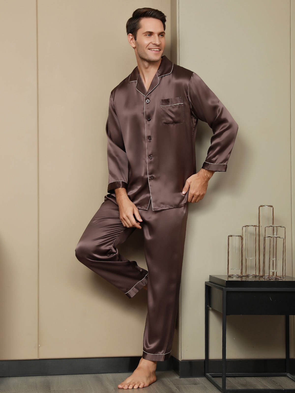 Gentleman's Silk Pyjama-Set