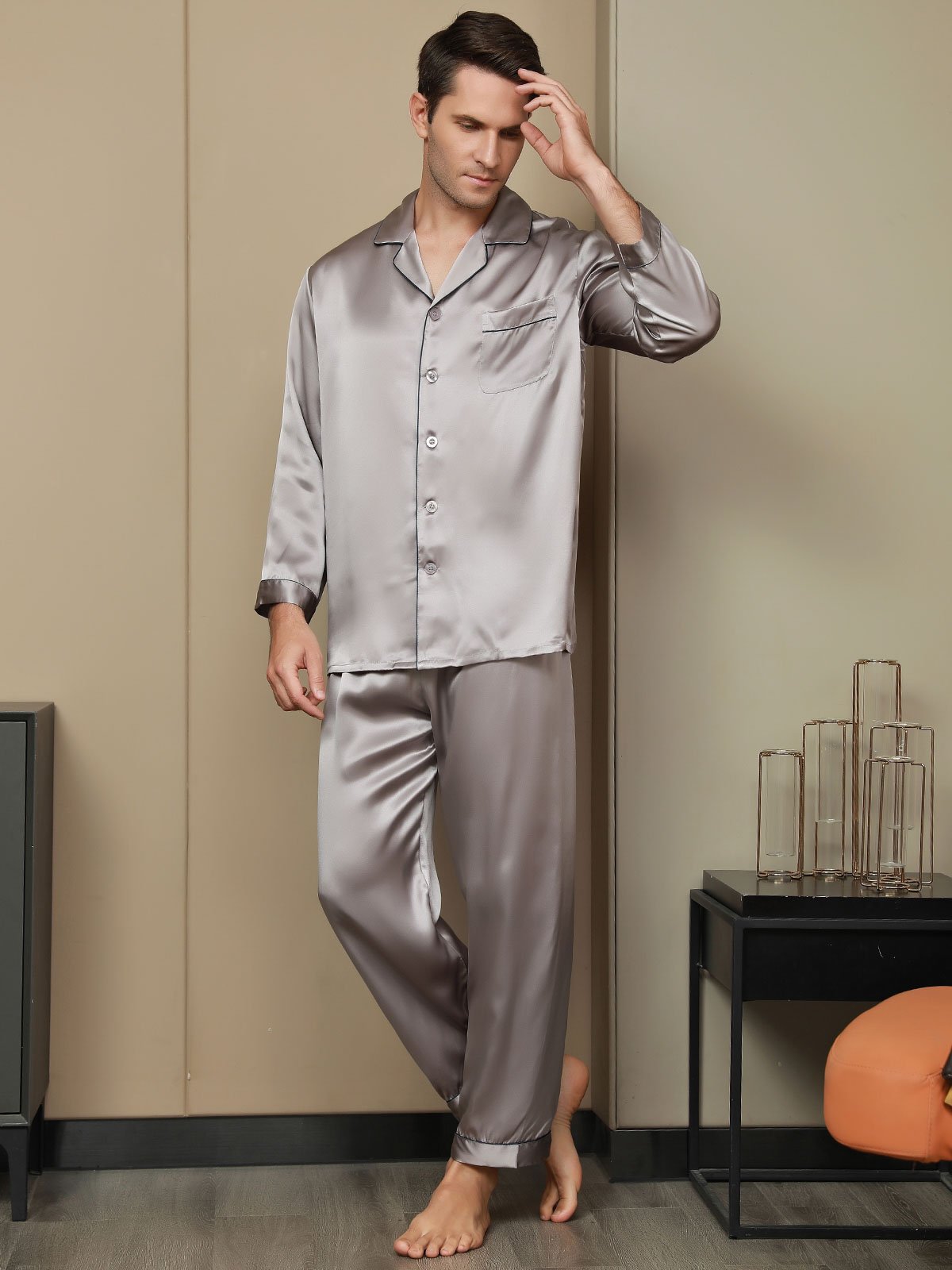 Gentleman's Silk Pyjama-Set