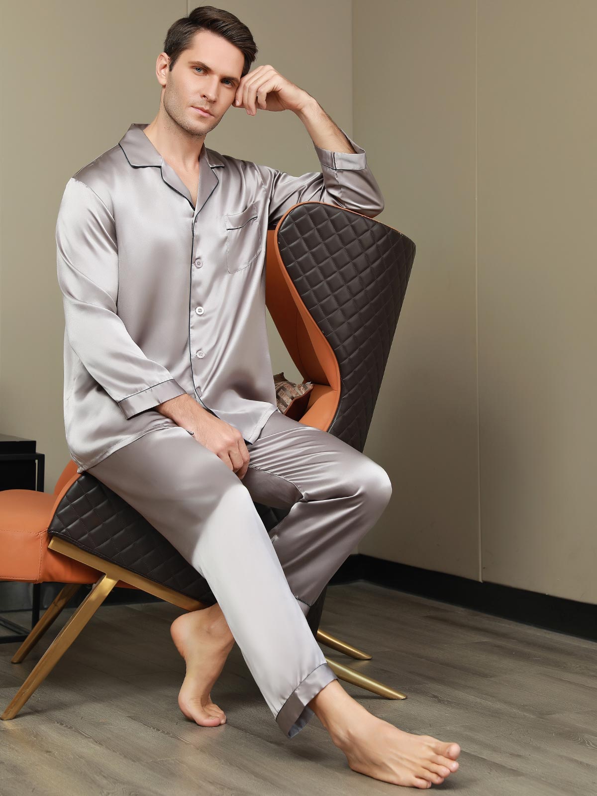 Gentleman's Silk Pyjama-Set