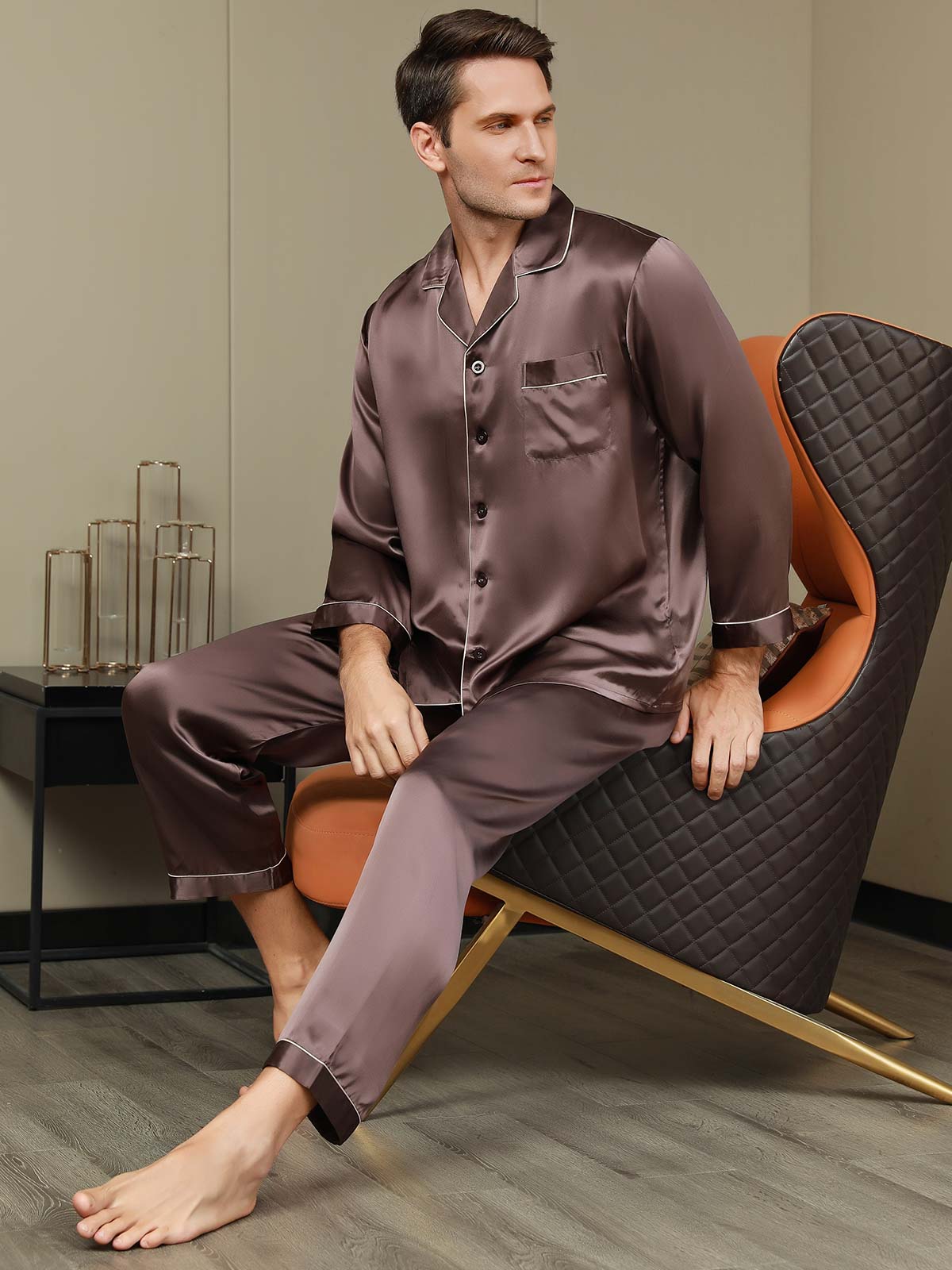 Gentleman's Silk Pyjama-Set