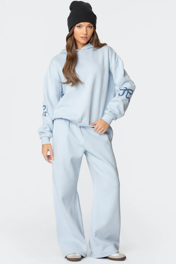 Modeee™ | Soft Glam Schleifen-Trainingsanzug