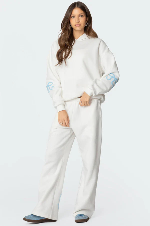 Modeee™ | Soft Glam Schleifen-Trainingsanzug