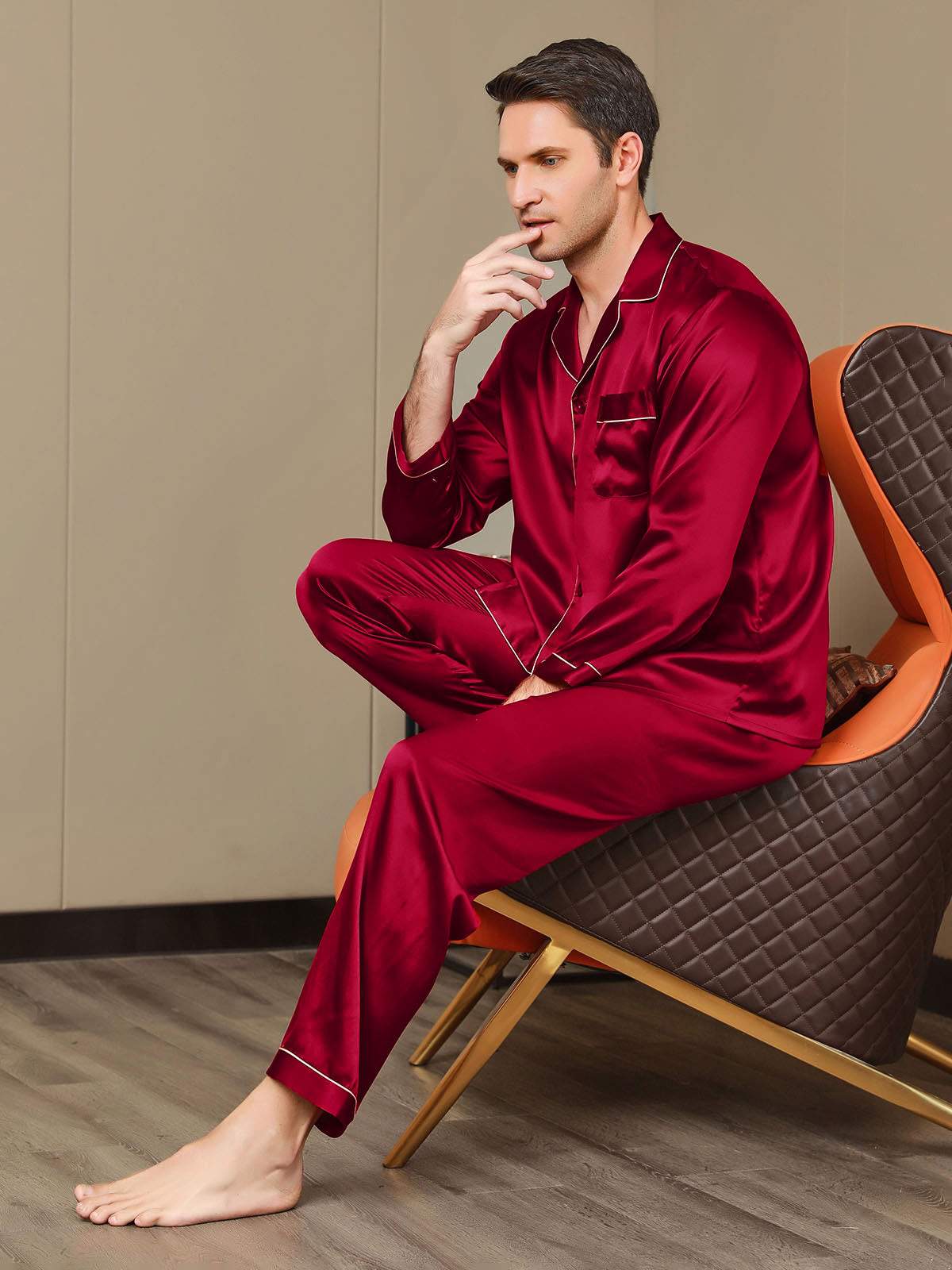 Gentleman's Silk Pyjama-Set