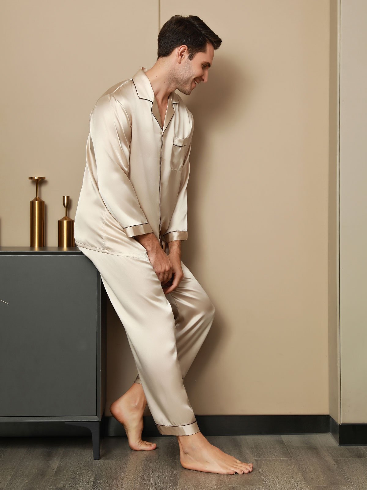 Gentleman's Silk Pyjama-Set