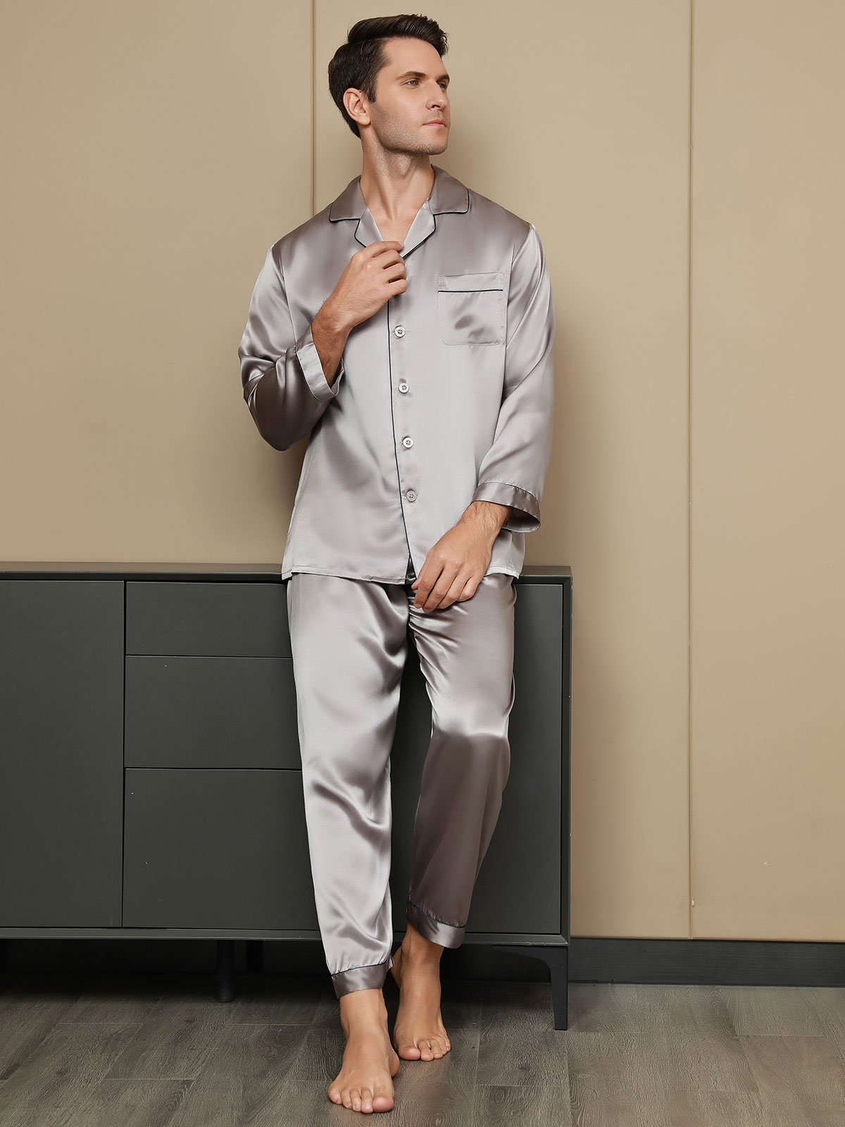 Gentleman's Silk Pyjama-Set