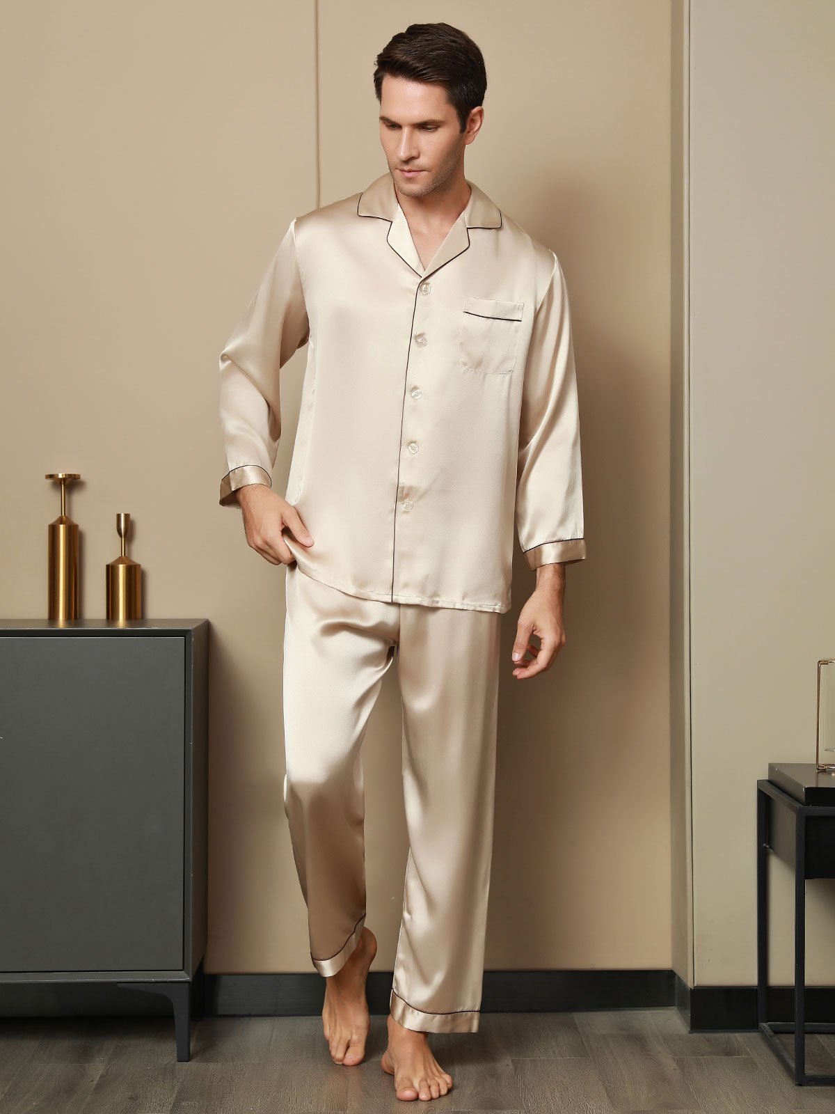 Gentleman's Silk Pyjama-Set