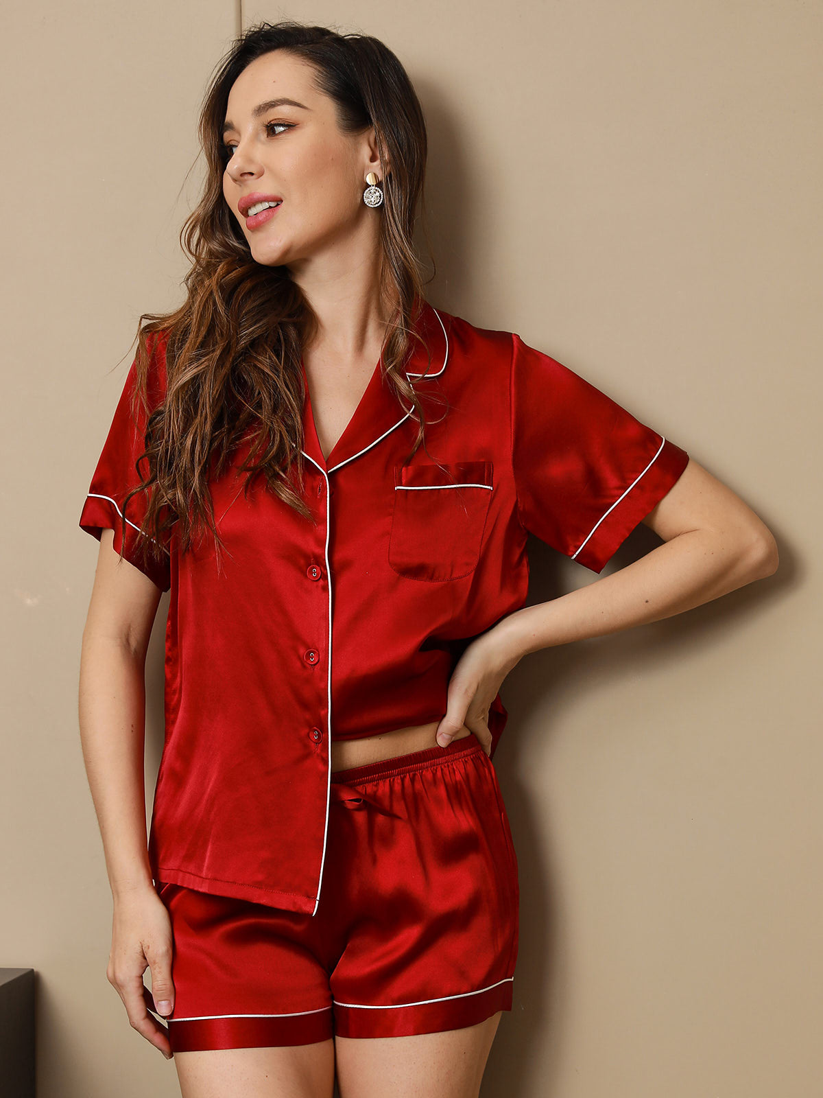 Silk Serenity Pyjama-Set