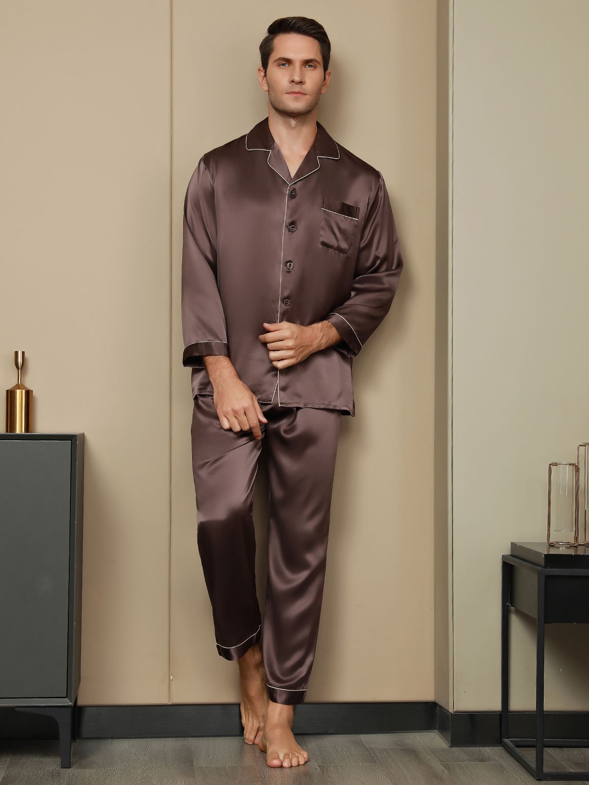 Gentleman's Silk Pyjama-Set
