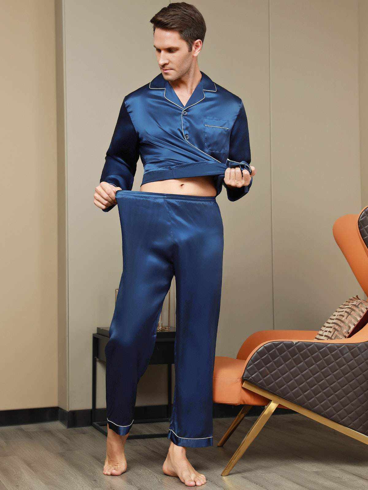 Gentleman's Silk Pyjama-Set