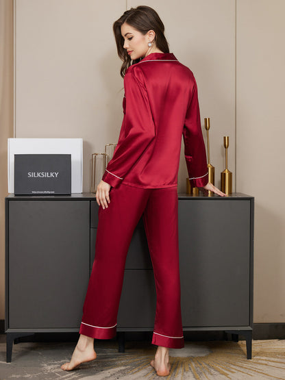 Classic Grace Seiden-Pyjama-Set