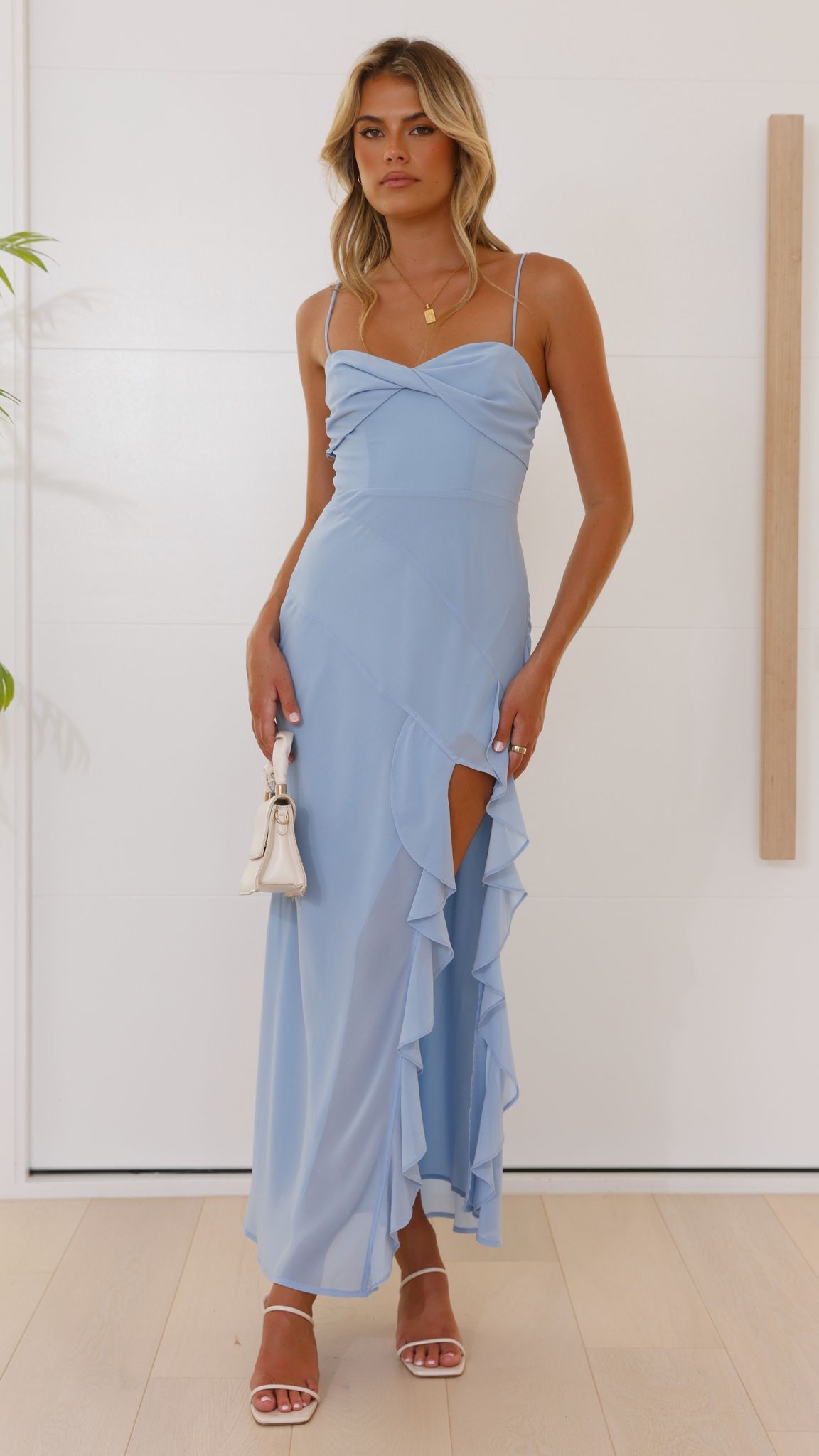 Modeee™ | Kiyah Midi Dress – Ocean Whisper