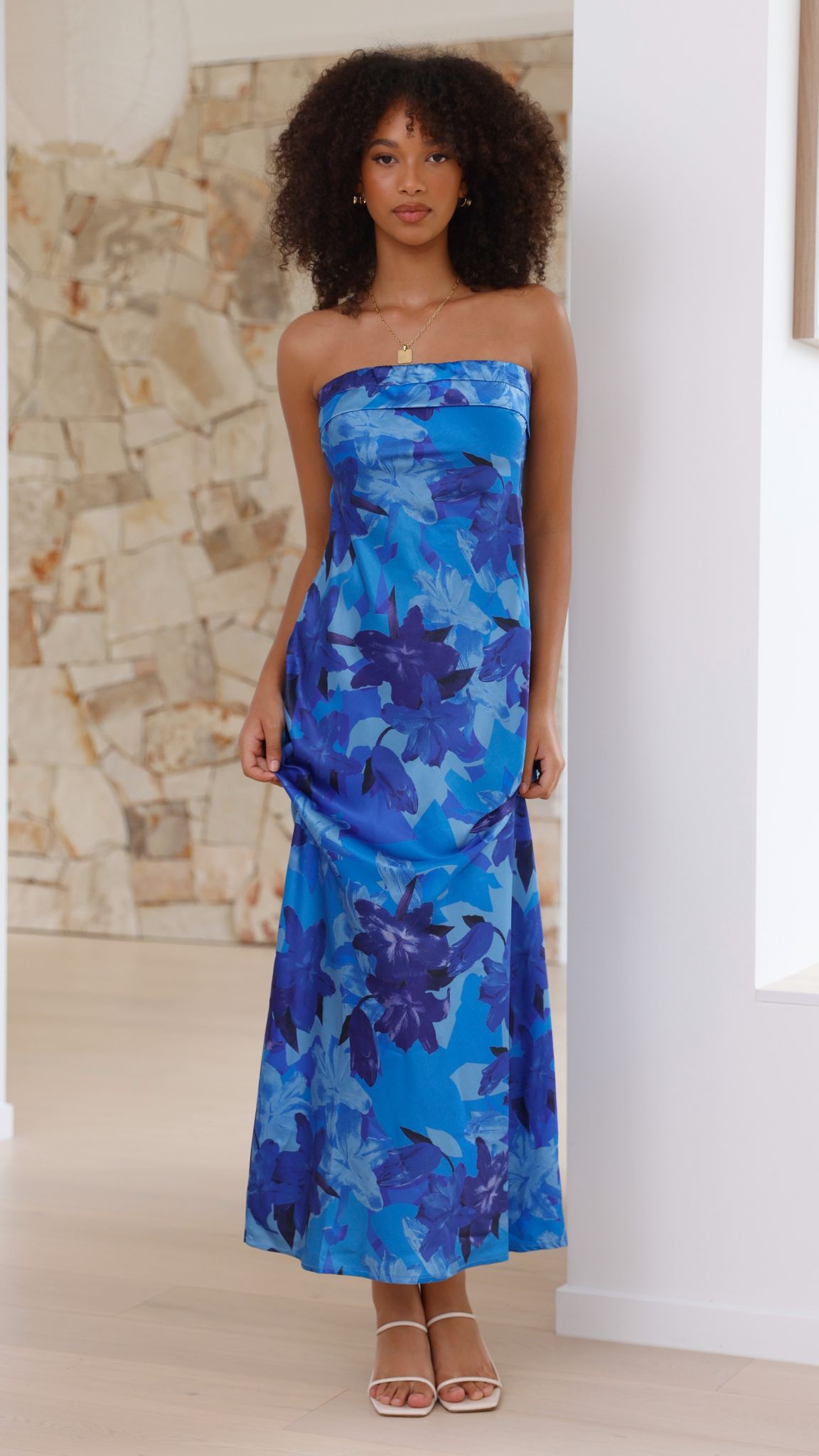 Modeee™ | Miya Maxi Dress – Soft Bloom