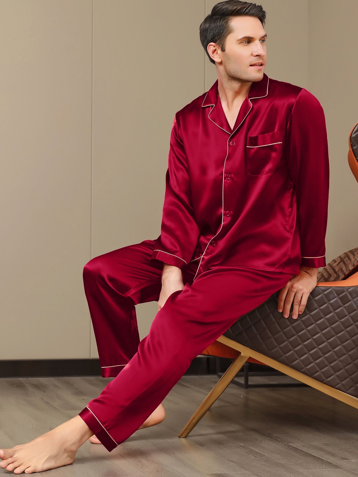 Gentleman's Silk Pyjama-Set